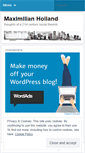 Mobile Screenshot of maximilianholland.com